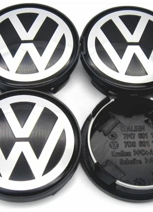 Заглушки для литых дисков Volkswagen 7D0601165 63 мм 58 мм VW