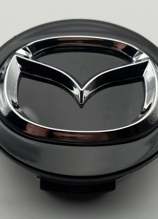Колпачок на диски Mazda BBM237190 58 мм 52 мм 49 мм черный