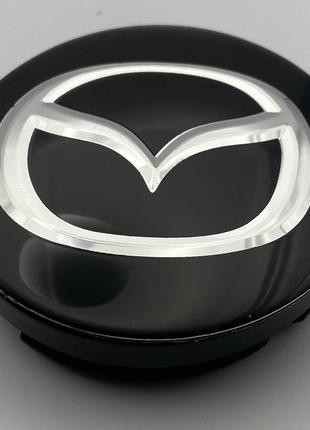 Колпачок на диски Mazda 65мм 56мм чёрный