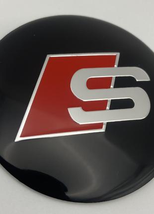Наклейка для колпачков с логотипом S Line 56 мм AUDI