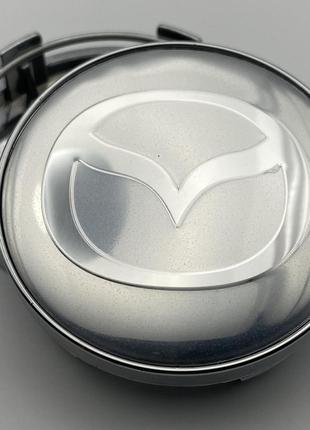 Колпачок на диски Mazda 60мм 56мм хром