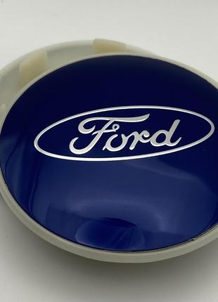 Колпачок на литые диски Ford 69мм 51 мм синий