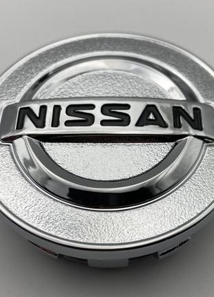 Колпачок заглушки на литые диски Nissan 54мм 50мм хром c7090k34