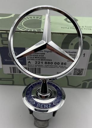 Знак на капот Mercedes-Benz прицел эмблема W202 W203 W204 W208...