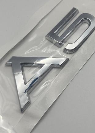 Шильдик табличка для Audi A 5 хром