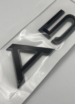 Шильдик табличка для Audi A 5 черный