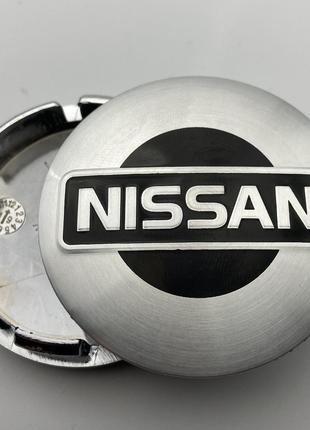 Колпачок на диски Nissan 56 мм 52 мм хром