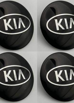 Наклейки алюминиевые с двухсторонним скотчем с логотипом Kia К...