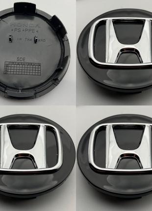 Колпачки для дисков Honda 08W17-SEA-6M00 69мм 64 мм черные с х...