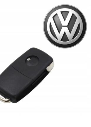 Наклейка на ключ VW 8 мм Фольсваген