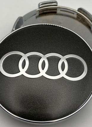 Колпачок на диски Audi 69 мм 56 мм 58 mm графит