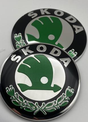Эмблемы Шкода Skoda 79 мм 79 мм значок Octavia Tour, A5,Fabia,...