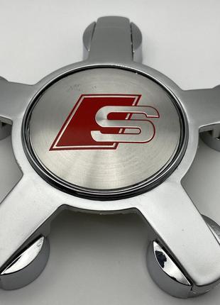 Колпачок на диски Audi 4F0601165N серые серебро S LINE 135 мм ...