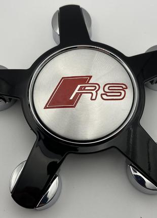 Ковпачок на диски Audi 4F0601165N RS LINE чорні ауді