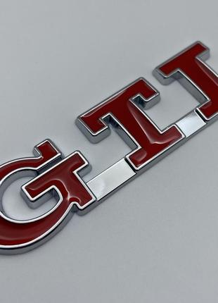 Шильдик эмблема табличка металлическая GTI VW (Фольцваген) 87 ...