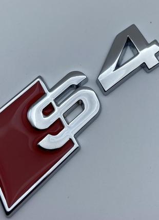 Шильдик эмблема на крыло Audi S line на кузов Audi S4
