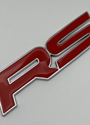 Шильдик емблема на крило Audi S line на кузов Audi RS 100 мм 2...