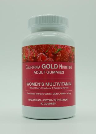 Мультивитамины для женщин, со вкусом вишни, клубники и малины,...