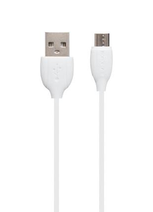 Кабель Borofone BX19 Benefit 2.4А 1 м USB - Micro USB Белый