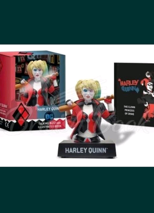 Мини модель Harley Quinn Talking bust and illustration book.