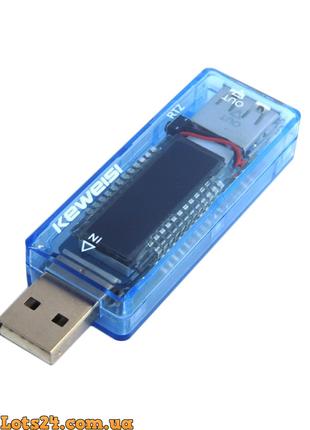 USB-тестер Keweisi KWS-V20 вольтметр амперметр мАч