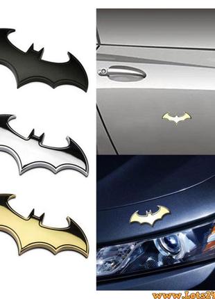 Авто значок Бэтмен наклейка летучая мышь на машину двери авто ...