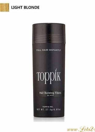 Загуститель для волос Toppik hair fibers кератиновая пудра для...