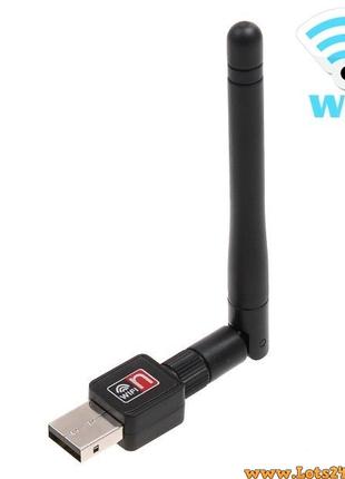 Внешний USB WIFI адаптер для ПК ноутбука компьютера телевизора...