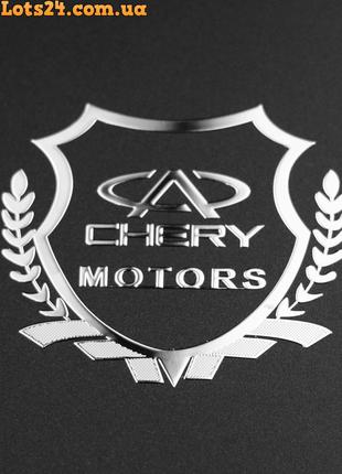 Авто наклейка Chery Motors значок на автомобиль мотоцикл машин...