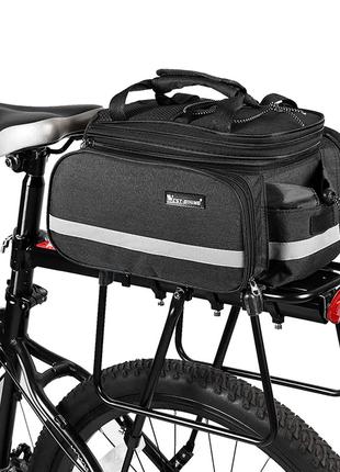 Велосумка на багажник 25L West Biking сумка для велосипеда