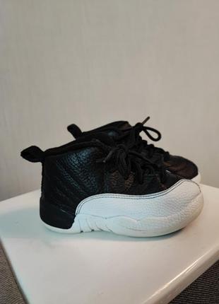 Nike air jordan 12 retro/черно-белые/22 размер/оригинал