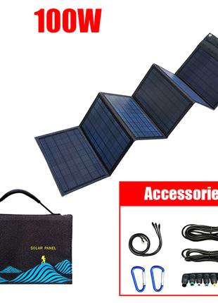 Складная солнечная панель PowerMe PRO Solar Charger 100W