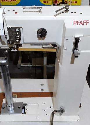 Швейная машина, колонковая Pfaff 1296 двух-игольная