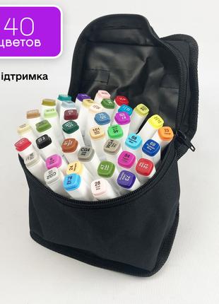 Набор разноцветных двусторонних маркеров для рисования Touch S...