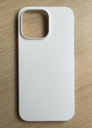Чехол (бампер, накладка) для Apple iPhone 14 Pro Max белый, ма...