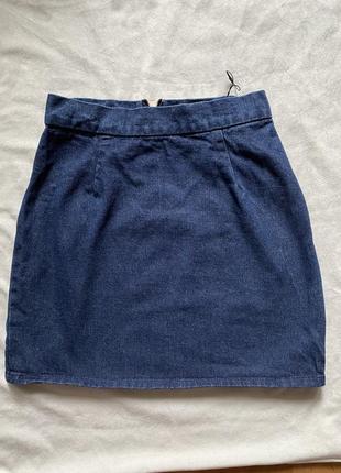 Юбка джинсовая короткая