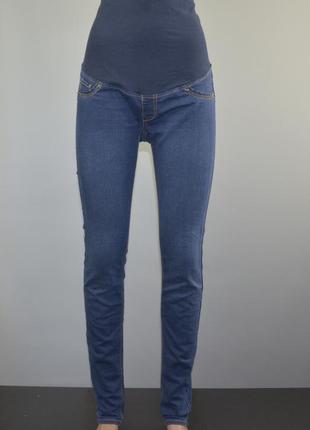Качественные, фирменные джеггинсы, джинсы h&m (38) для беременных