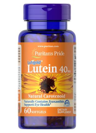 Натуральна добавка Puritan's Pride Lutein 40 mg with Zeaxanthi...