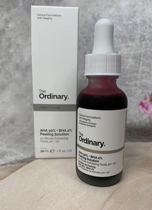 Пілінг the ordinary aha 30 % + bha 2 % peeling solution