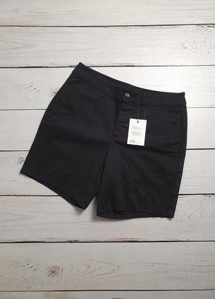 Мужские черные стрейчевые (джинсовые) шорты asos размер 30 xs s