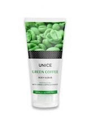 3407004 Скраб для тіла Unice з екстрактом зеленої кави, 200 мл