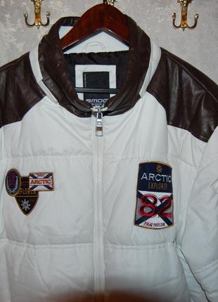 Красивая , стеганая, теплая куртка - пуховик SMOG Arctic Explorer
