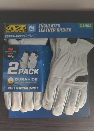 Зимові рукавиці Mechanix Coldwork (3M Thinsulate) XL -Leather