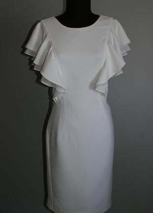 Белое нарядное платье mohito,открытая спина, новое, оригинал