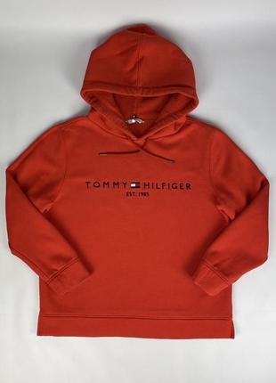 Худі tommy hilfiger est.1985 оригінал помаранчевий розмір m