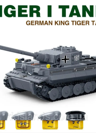 Конструктор немецкий танк королевский Тигр 1 вторая мировая война