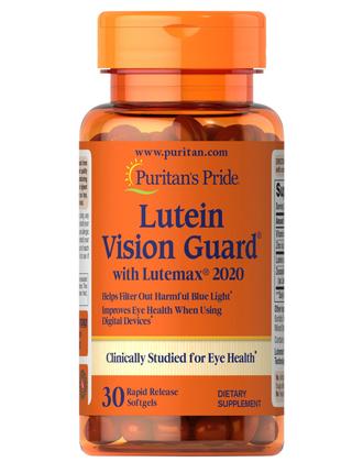 Натуральная добавка Puritan's Pride Lutein Vision Guard, 30 ка...