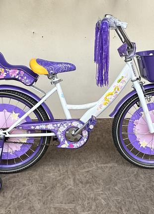 Дитячий велосипед Crosser Girls 18 фіолетовий