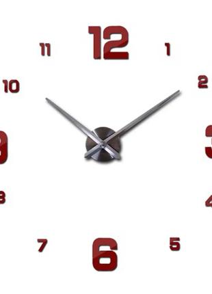 СТОК Настенные часы циферблат с большими цифрами 3D 4205