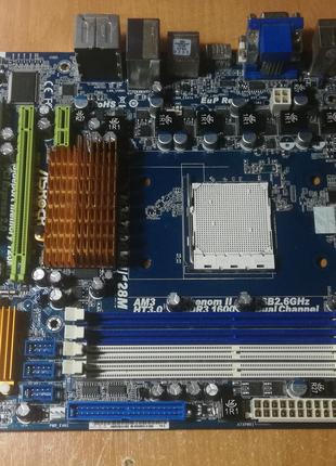 ASRock M3A790GXH/128M (sAM3, AMD 790GX, PCI-Ex16) (под ремонт)